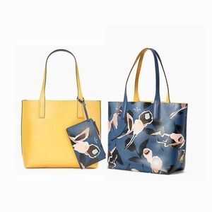 Kate Spade New York Arch Large Reversible Tote matching pieces! 4 pieces